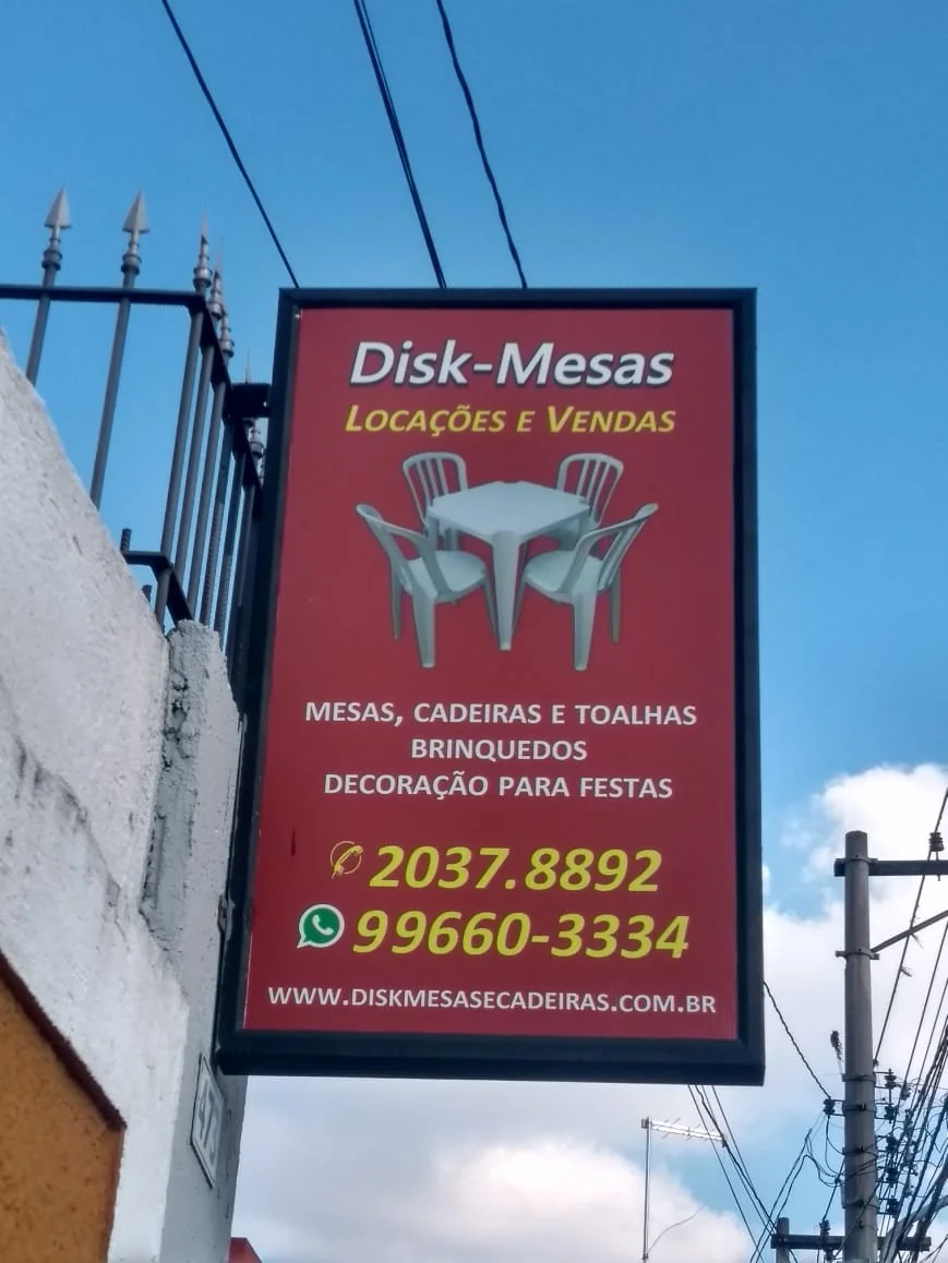 Disk Mesas e Cadeiras - Frota Moderna